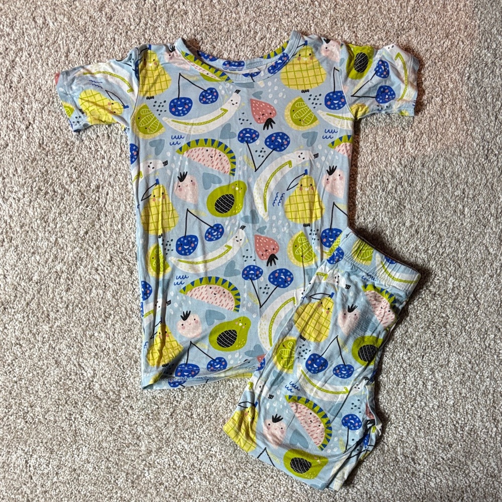Kids Pajama Set with Fun Print